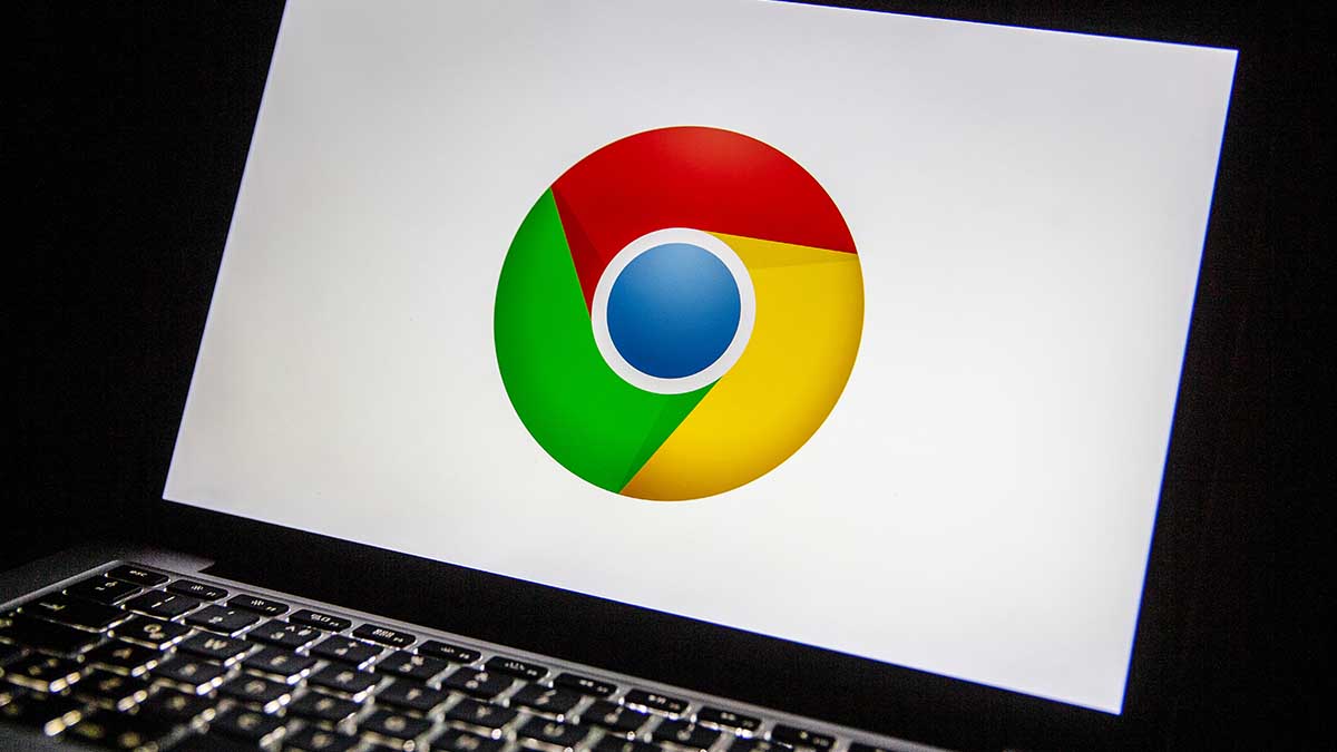 The logo of Google Chrome is seen on laptop's screen in Ankara, Turkey on February 18, 2020.
