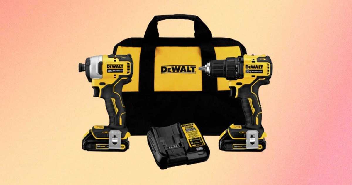 DEWALT DCK278C2 2-Tool Combo Kit, part of eBay's big sale on power tools