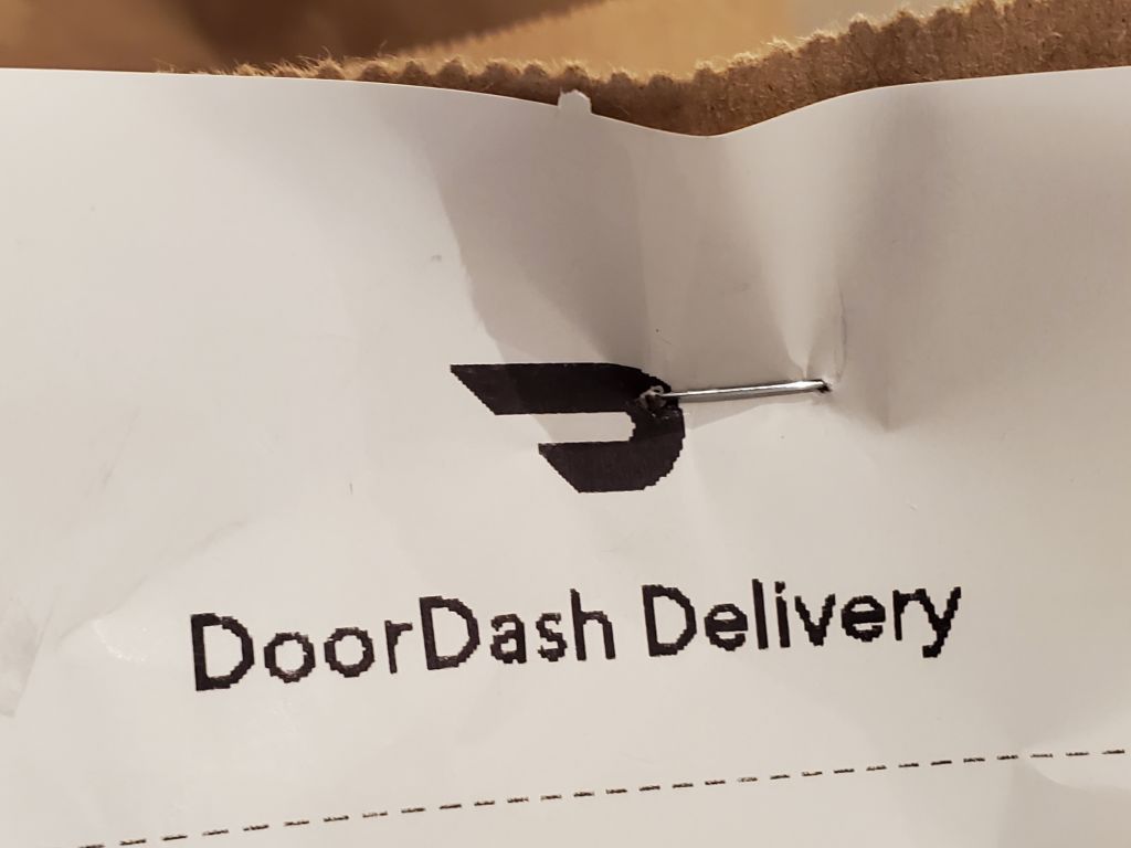 Delivery app reciept