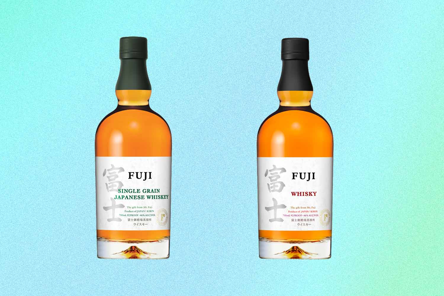 two expression of Fuji Whisky
