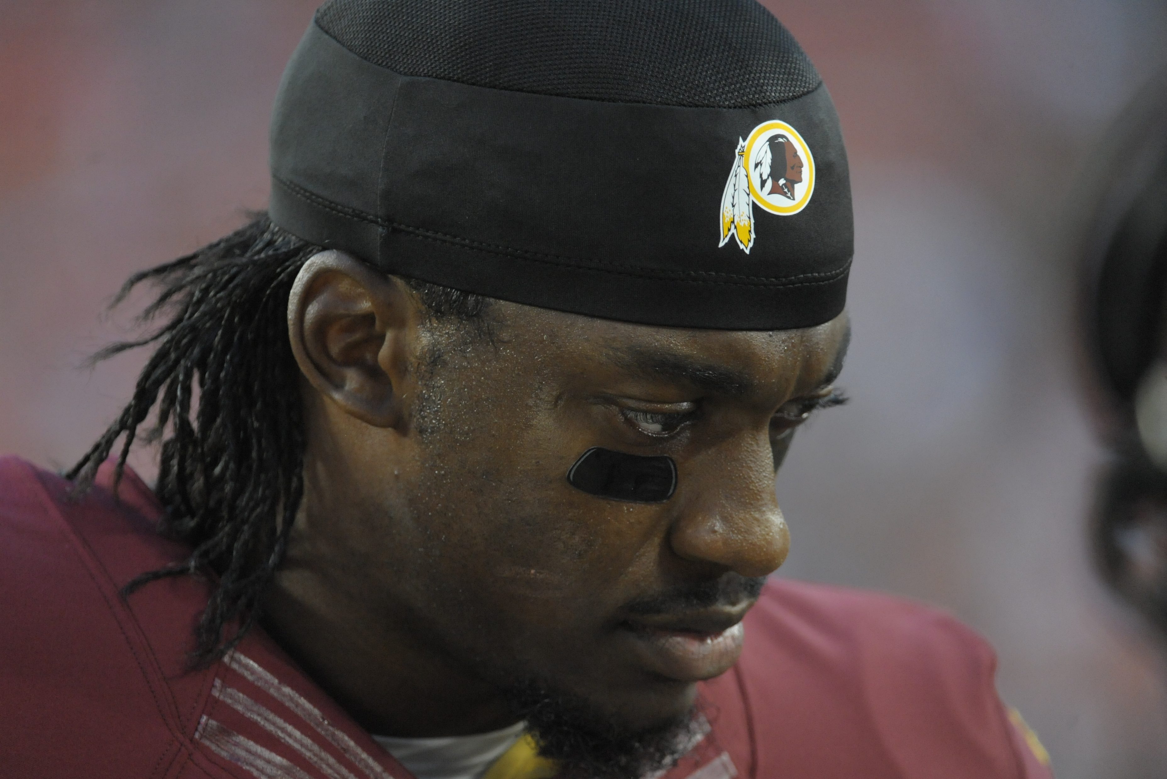Ex-Washington quarterback Robert Griffin III before a 2014 game at FedEx Field