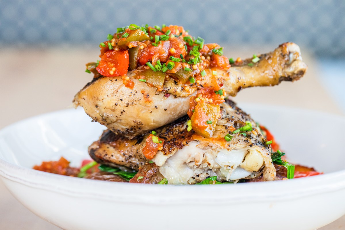A Highfalutin, Houstonian Way to Turn Chicken Thighs Into Something Special