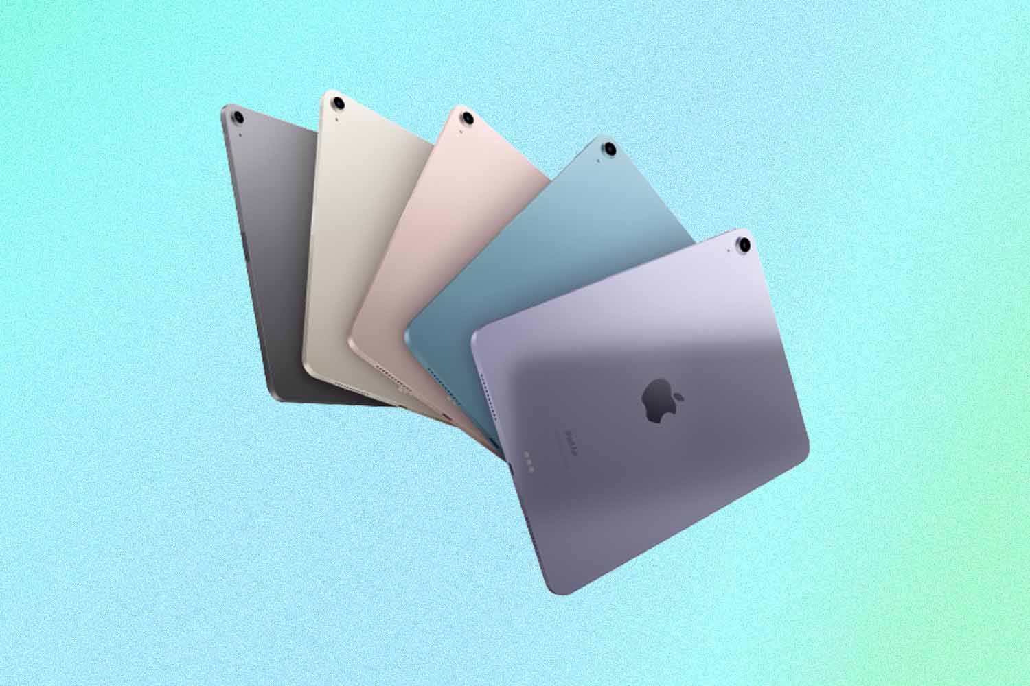all the new colors of the 2022 iPad Air