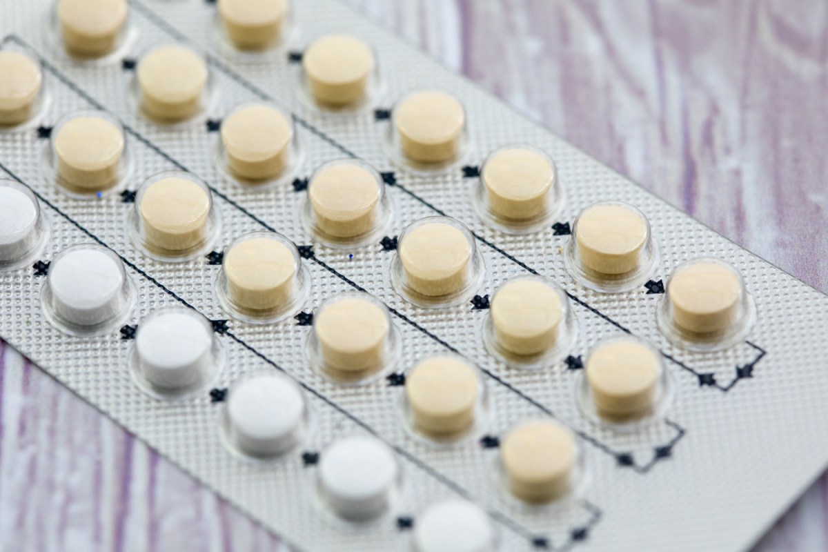 A package of birth control pills. In March 2022, it was announced that a new, non-hormonal male birth control pill is in the works.