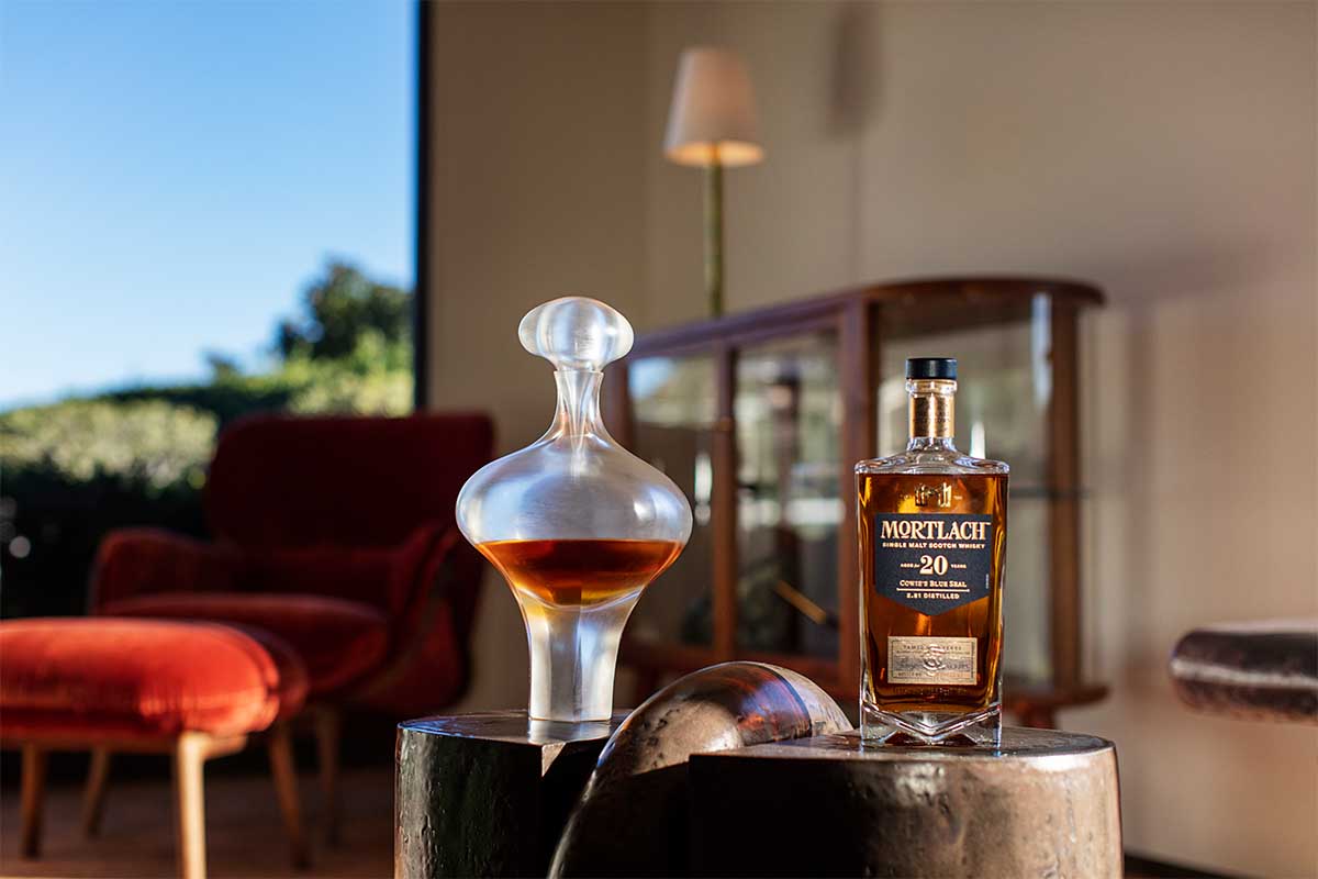 Mortlach Single Malt Scotch Whisky surrounding the brand’s partnership with Italian designer Luca Nichetto on his limited-edition SEI Decanter