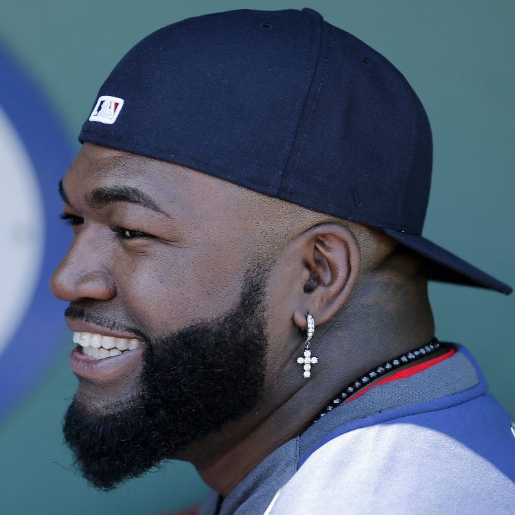 Former Boston Red Sox player David Ortiz at a Grapefruit League spring training game. The Boston Globe recently found that Dominican drug kingpin Cesar Peralta ordered the hit on Ortiz.