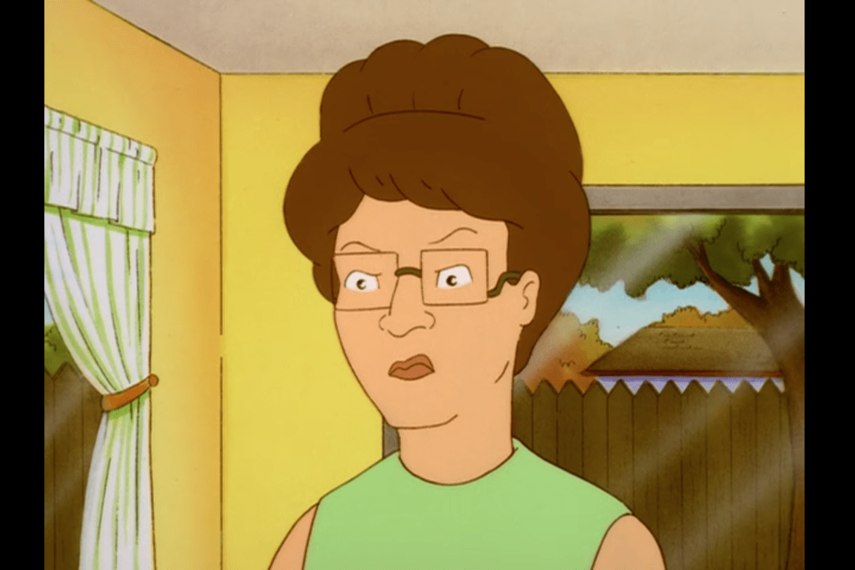 Peggy Hill on "King of the Hill."