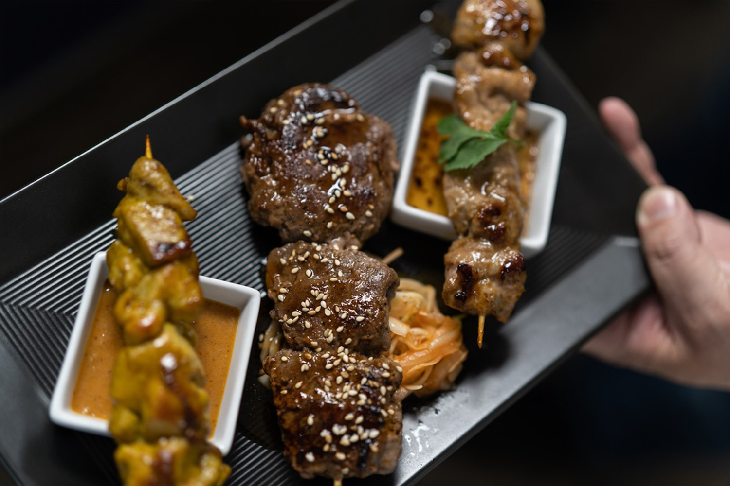A variety of skewers from Sticx