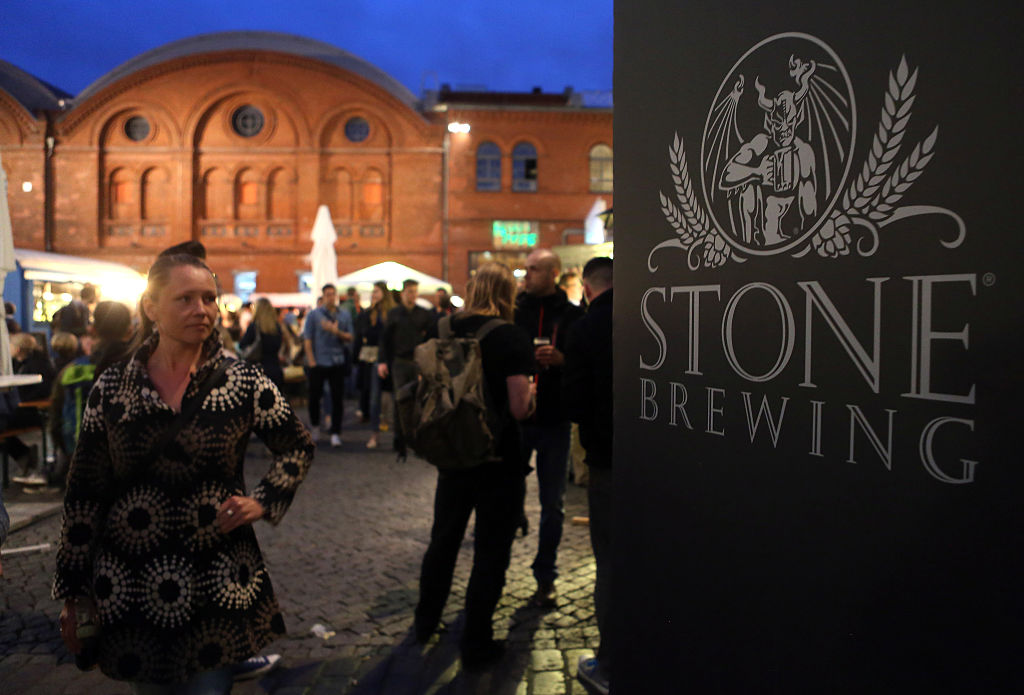 Stone Brewing stand