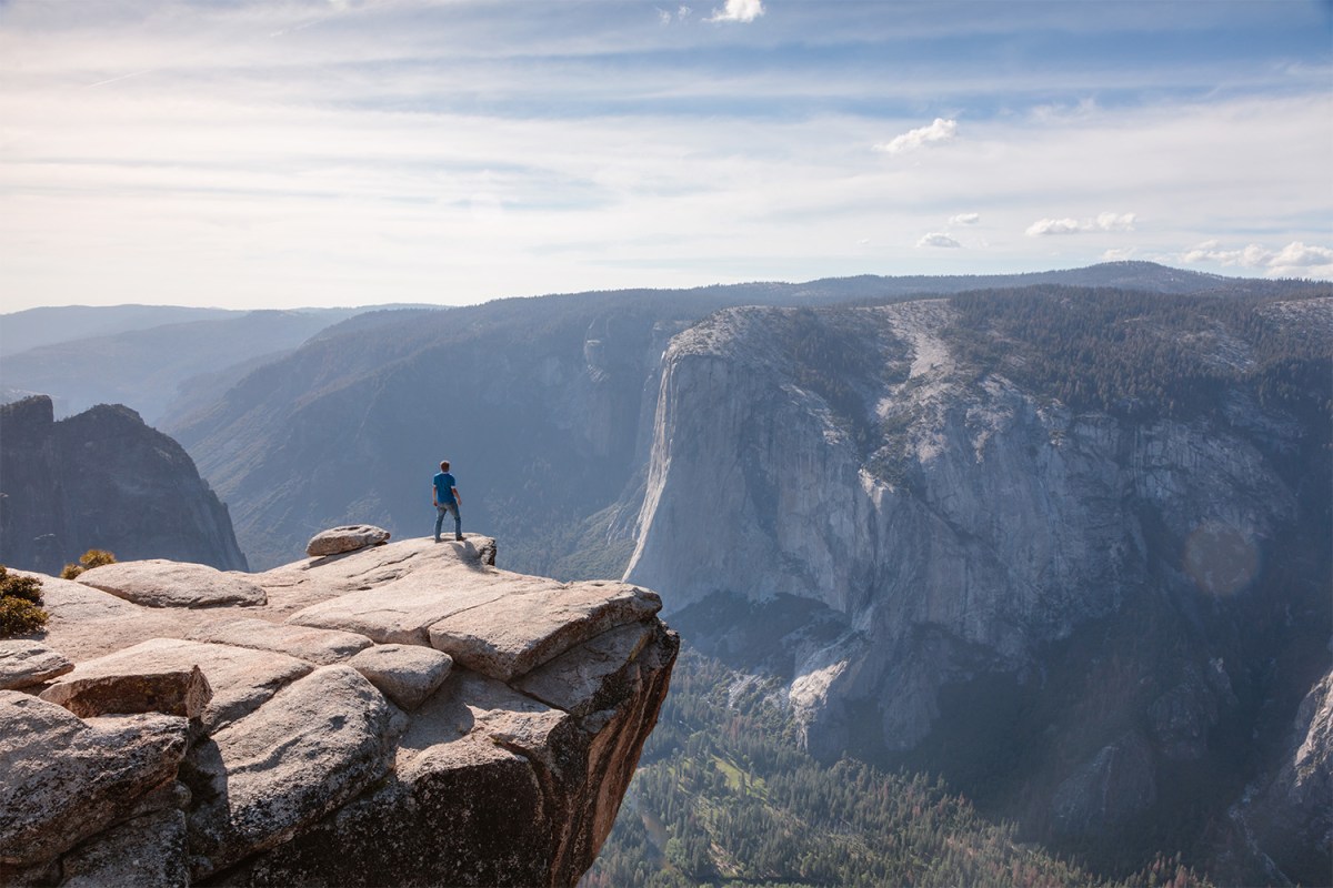 Man in Yosemite
