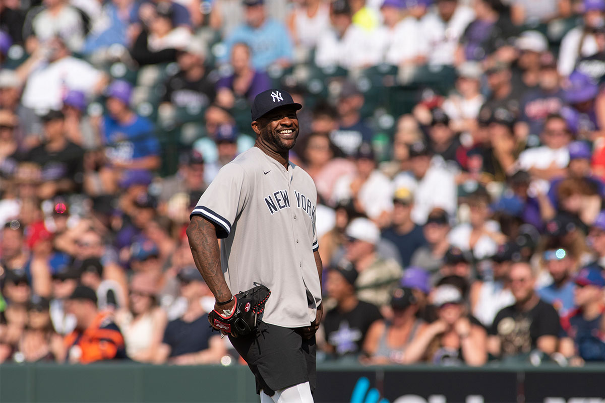 CC Sabathia at Coors Field in 2021.