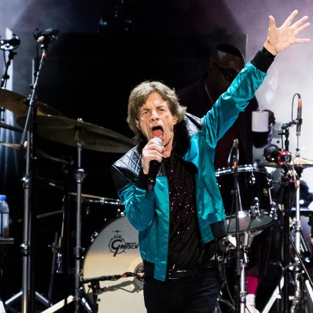 Mick Jagger performing onstage during the final stop of the "No Filter" tour at Hard Rock Live on November 23, 2021 in Hollywood, Florida. Here are the two musicians Jagger said were the future of rock music.