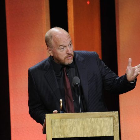 Louis CK speaks on stage during The 76th Annual Peabody Awards Ceremony at Cipriani, Wall Street on May 20, 2017 in New York City.