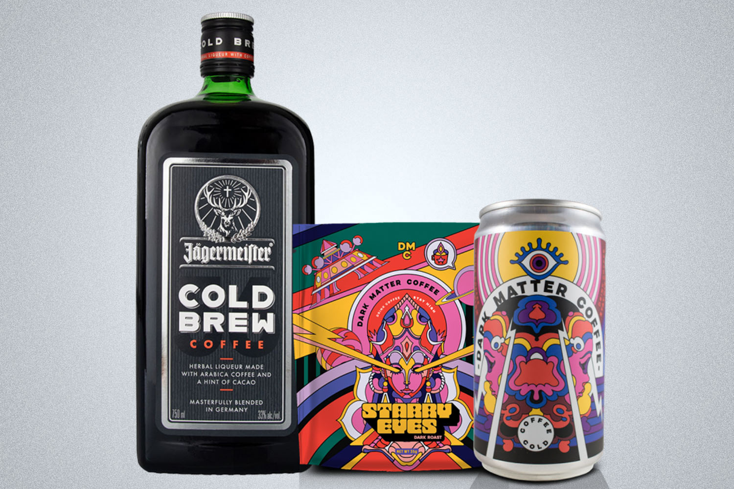 A variety of Jägermeister drinks