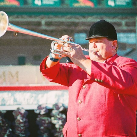 Steve Buttleman playing Call to the Post at the Kentucky Derby