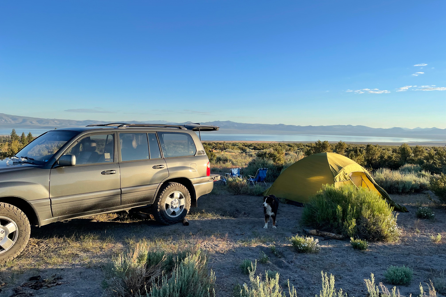 My preferred camping setup with the LX 470