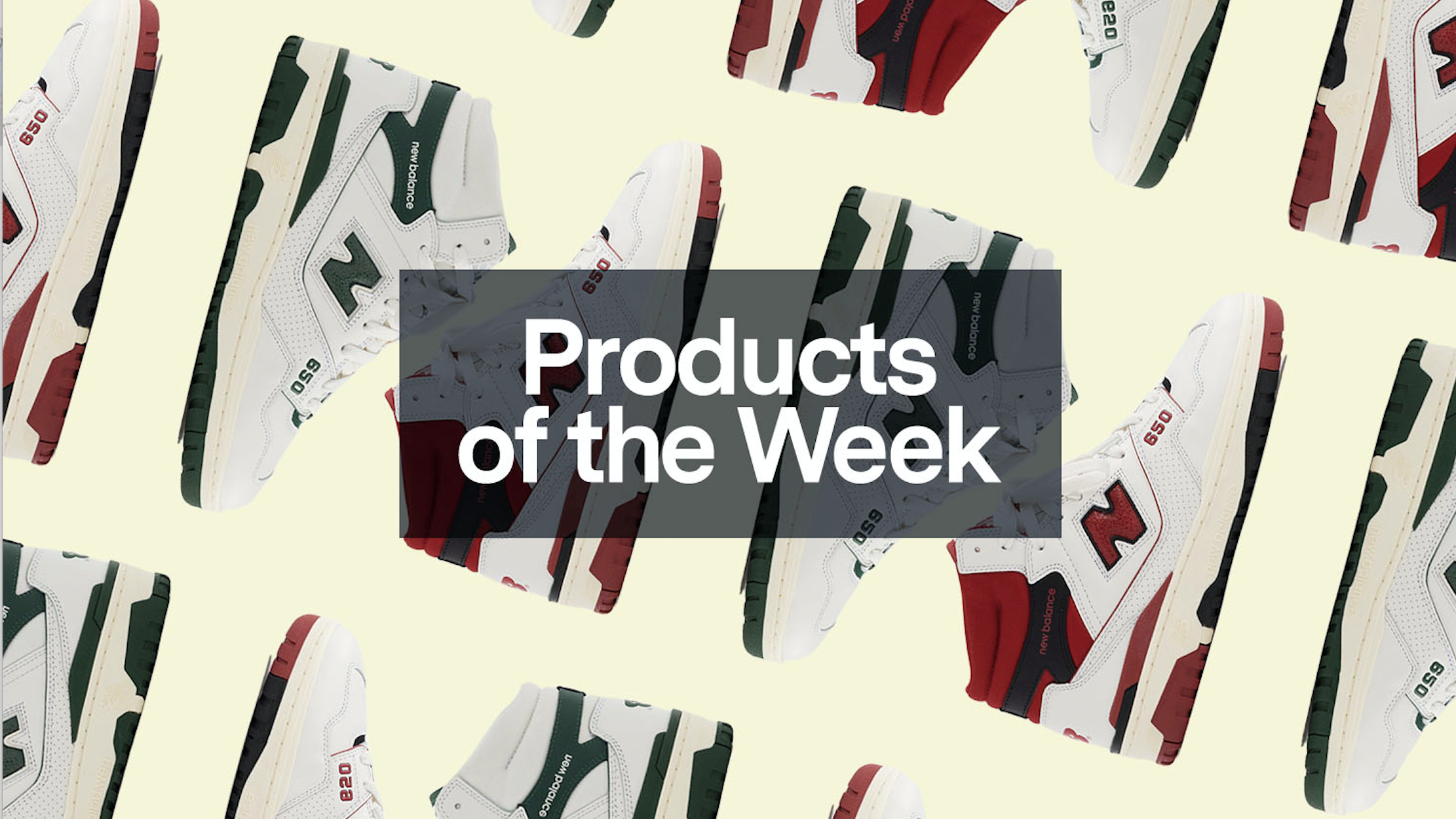 a collage of ALD x NB 650R sneakers