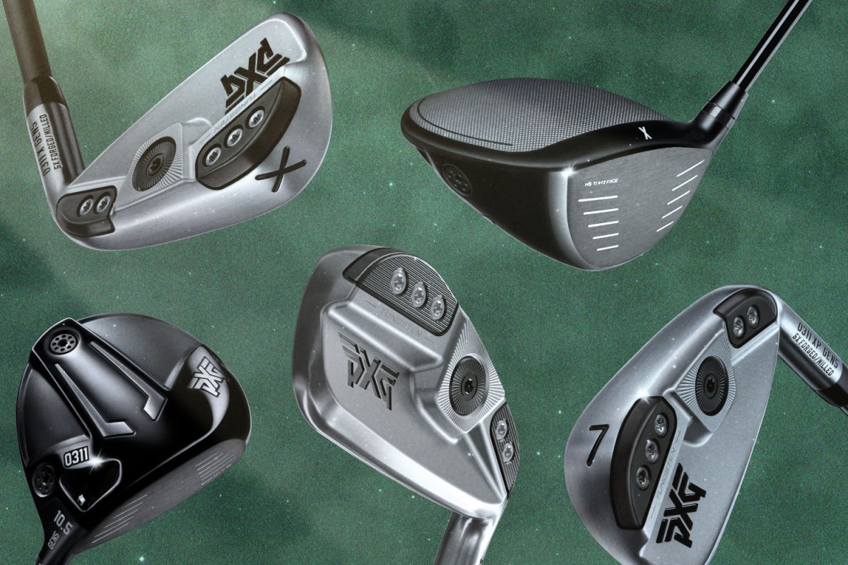 Multiple styles of golf clubs from PXG Golf