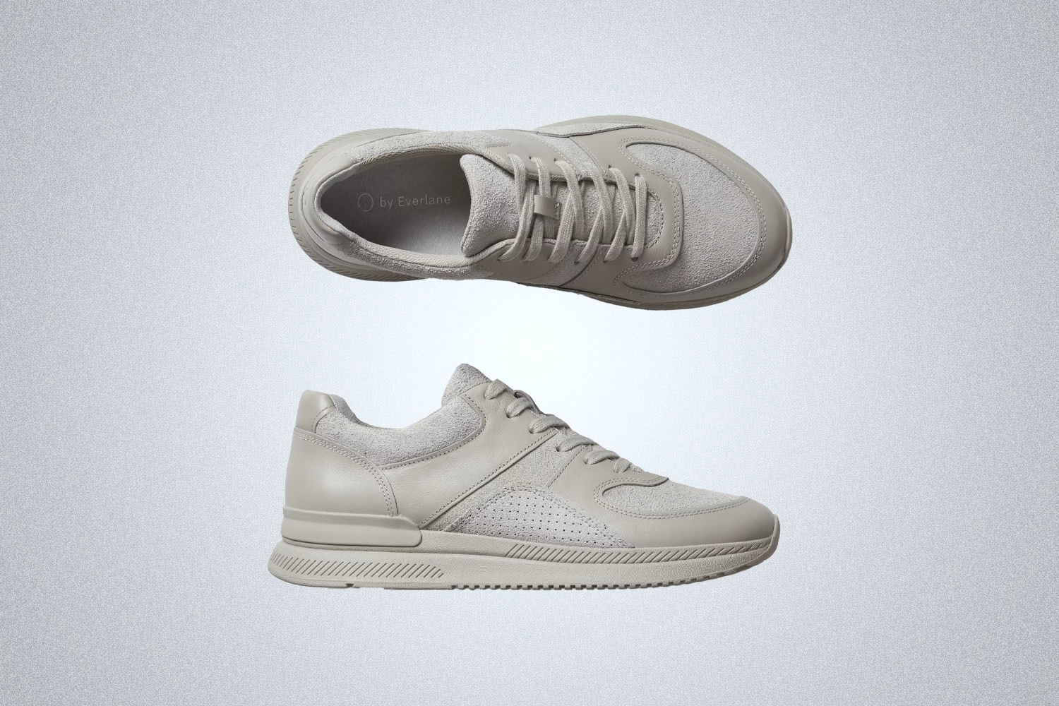 The Trainer shoes from everlane in glacier grey