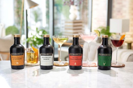 The four debut pre-made cocktails from Batch & Bottle