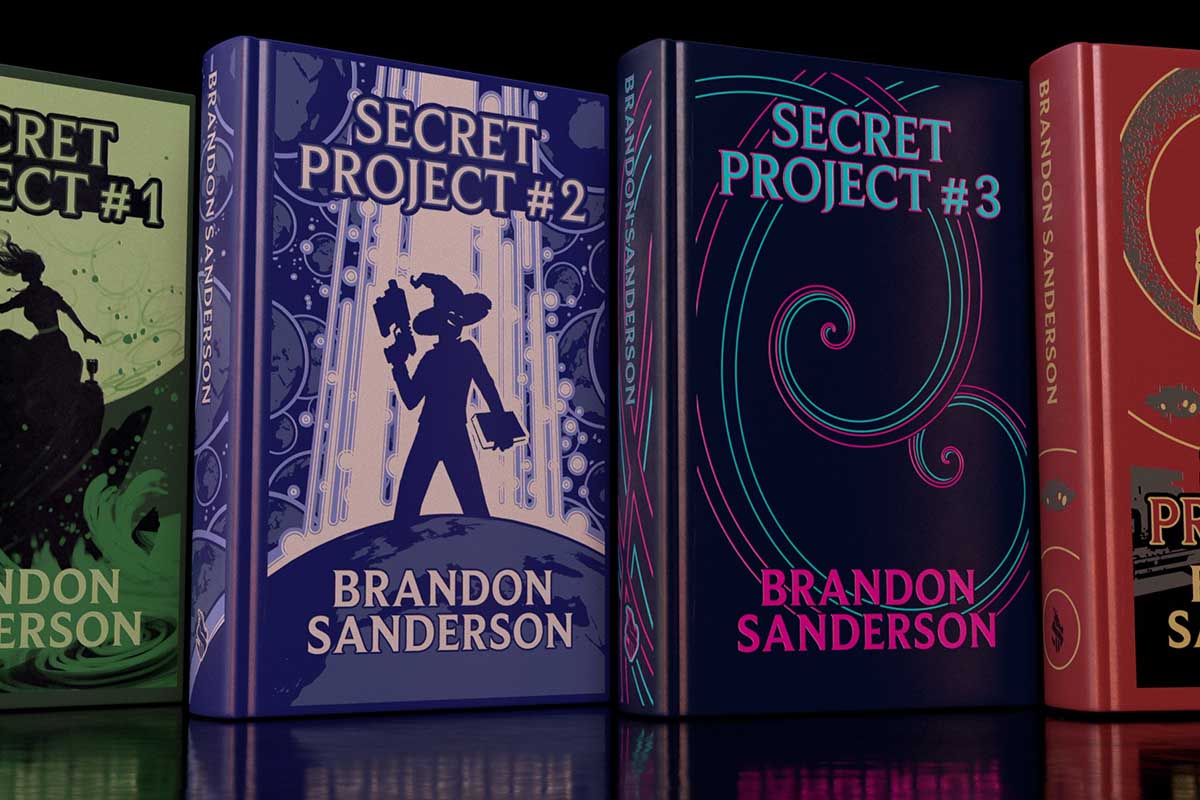 A mock-up for Brandon Sanderson's latest Kickstarter-funded book project