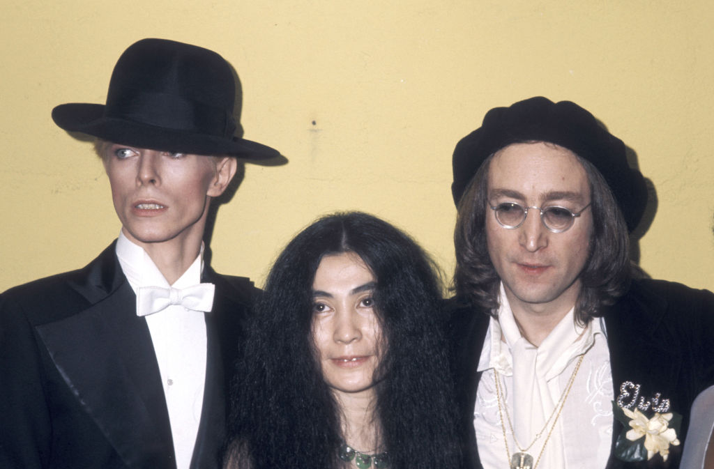 David Bowie, Yoko Ono and John Lennon