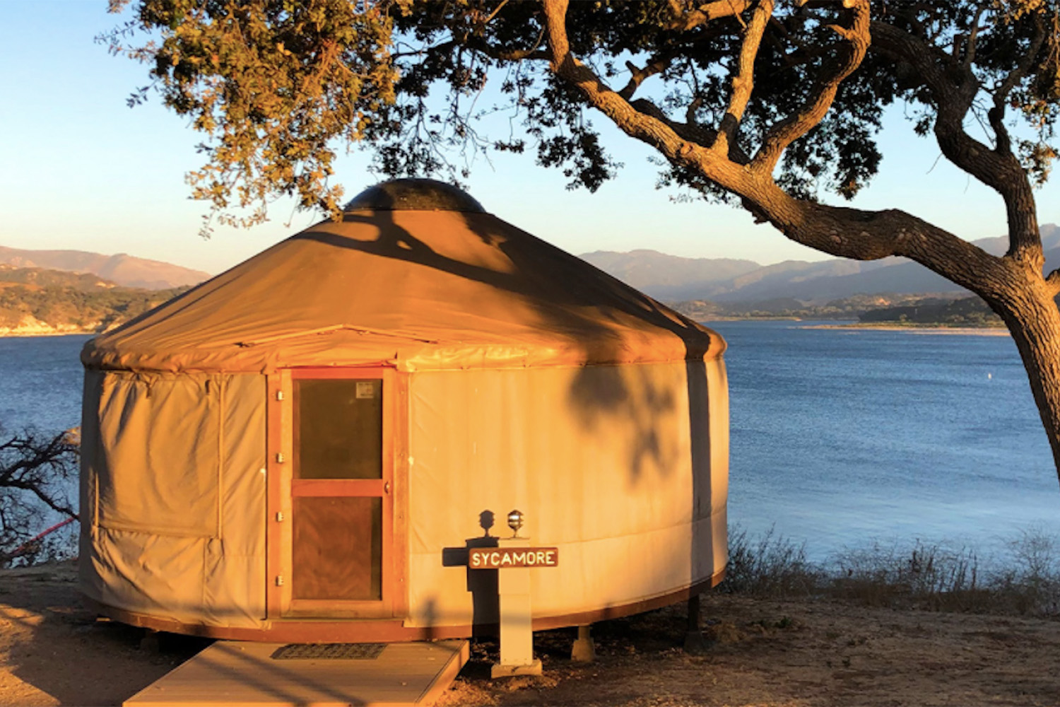 Yurt at Chachuma Lake