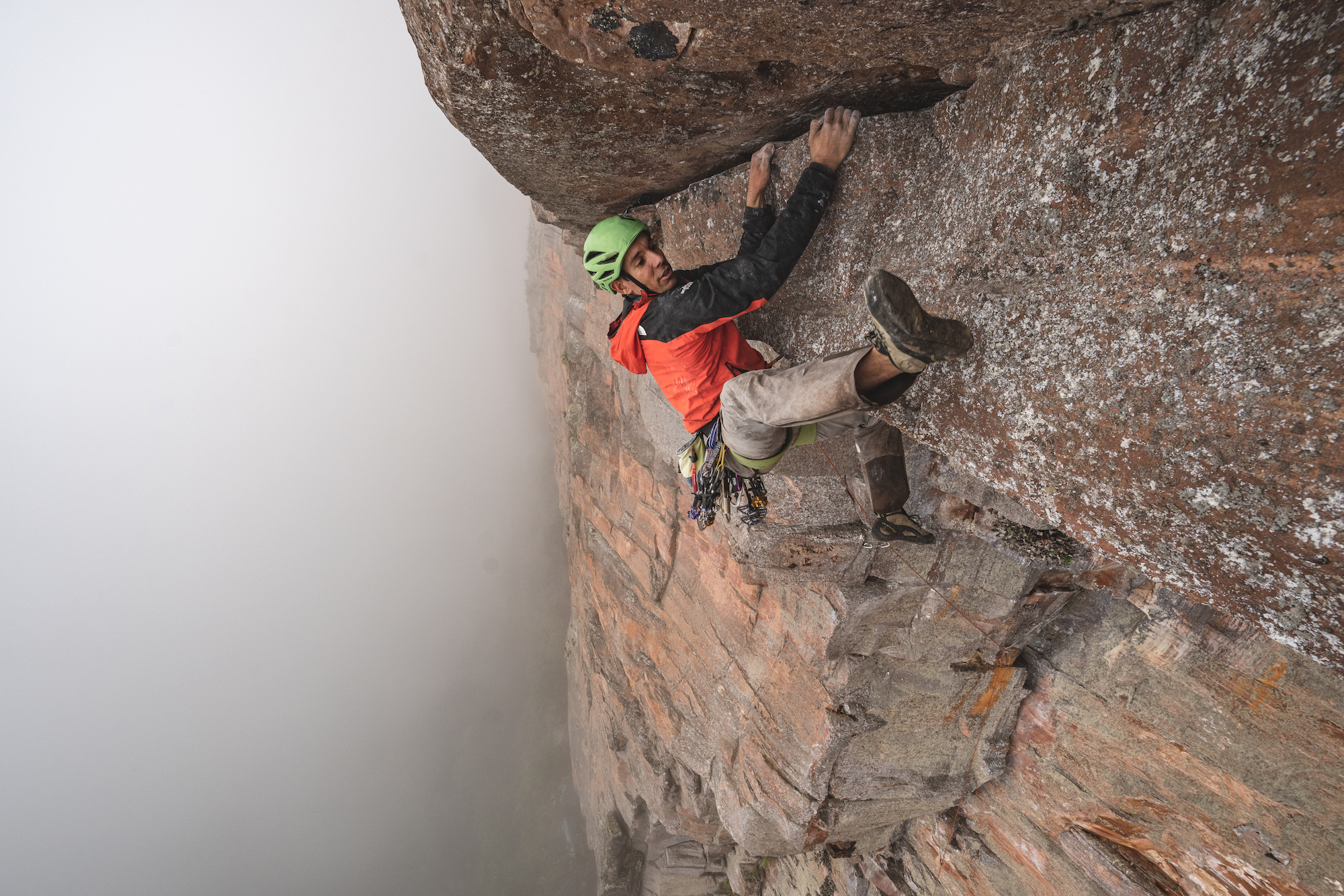 Alex Honnold climbing as part of the Disney+ Earth Day special "Explorer: The Last Tepui,” from National Geographic which will stream on April 22nd