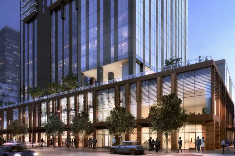 Exterior of the Thompson and tommie hotel