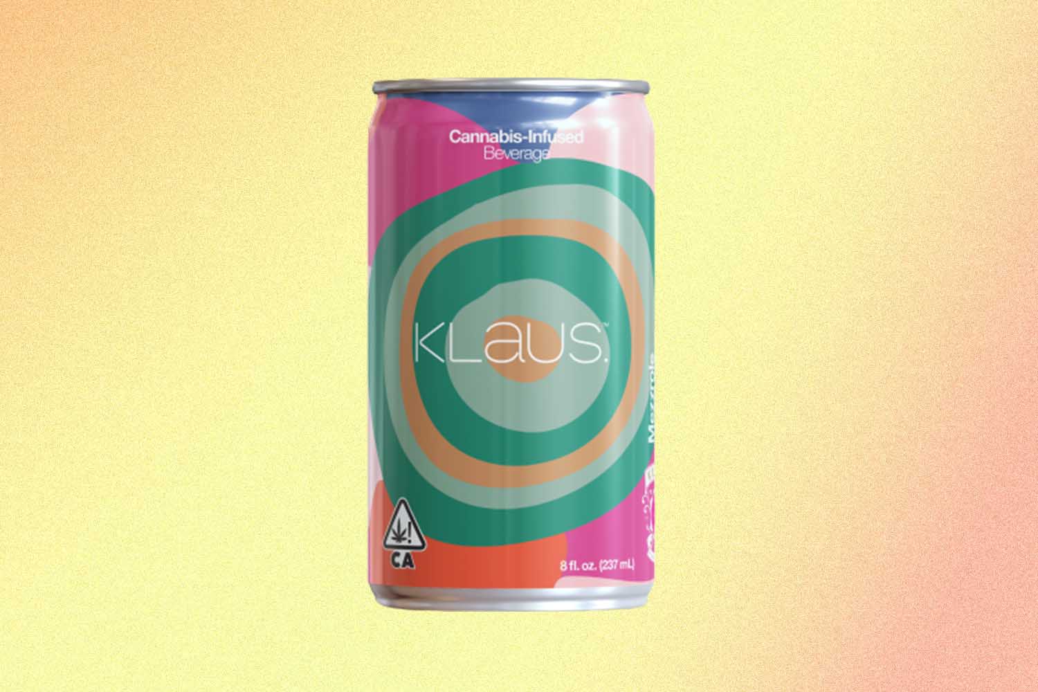 The first release from Klaus, a THC-infused canned cocktail with no booze
