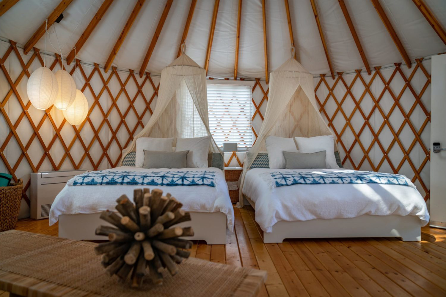 Interior of a Yurt, Launch Pointe