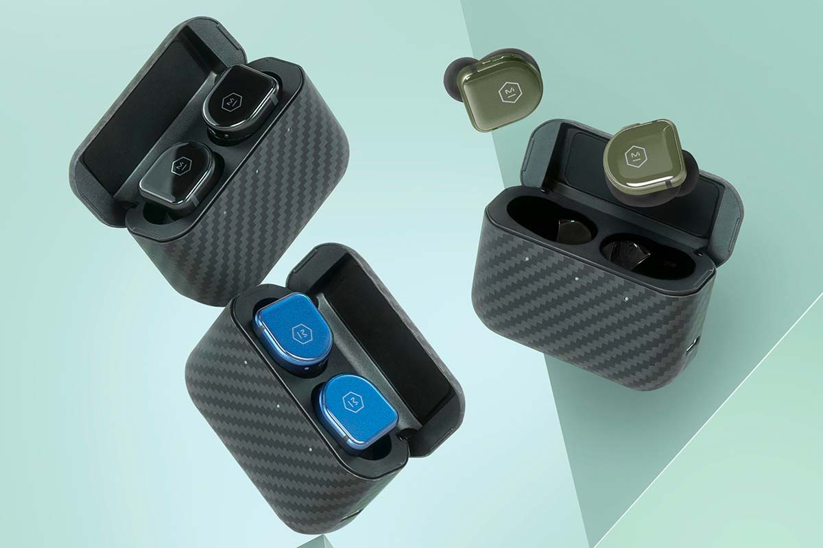 Three variations on the MW08 Sport earbuds, now on sale at Master & Dynamic