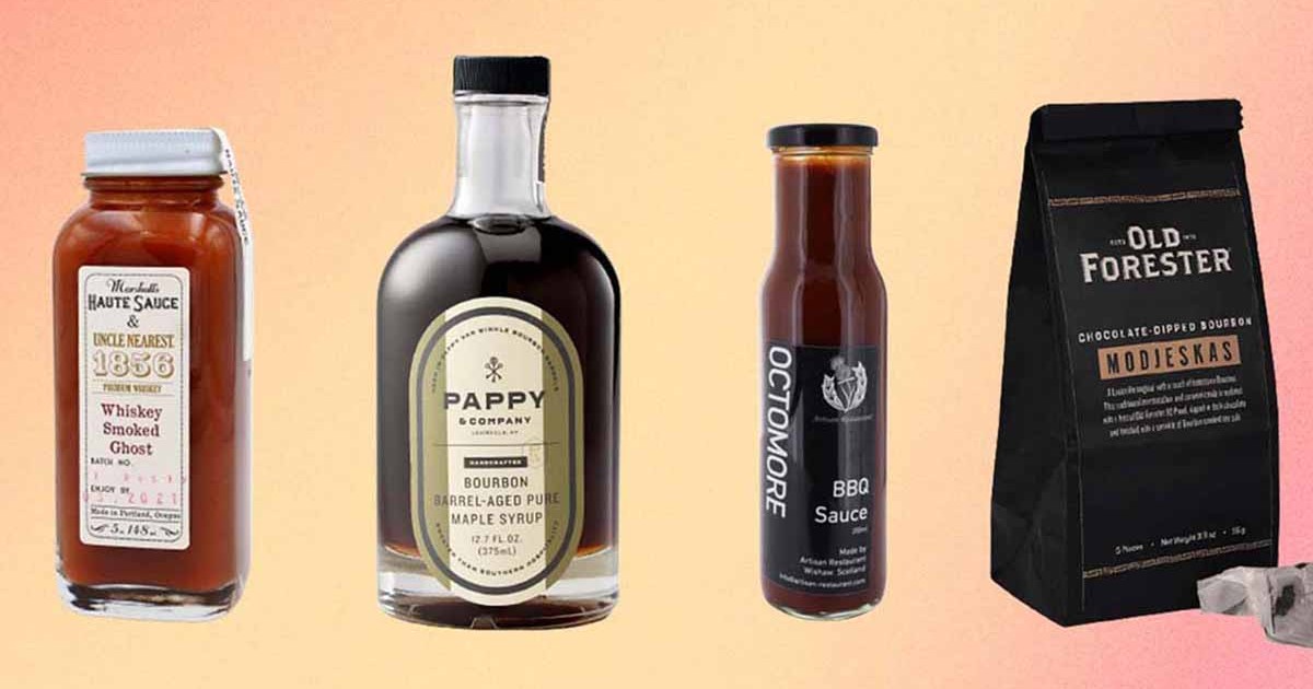 Four whisky-based food items