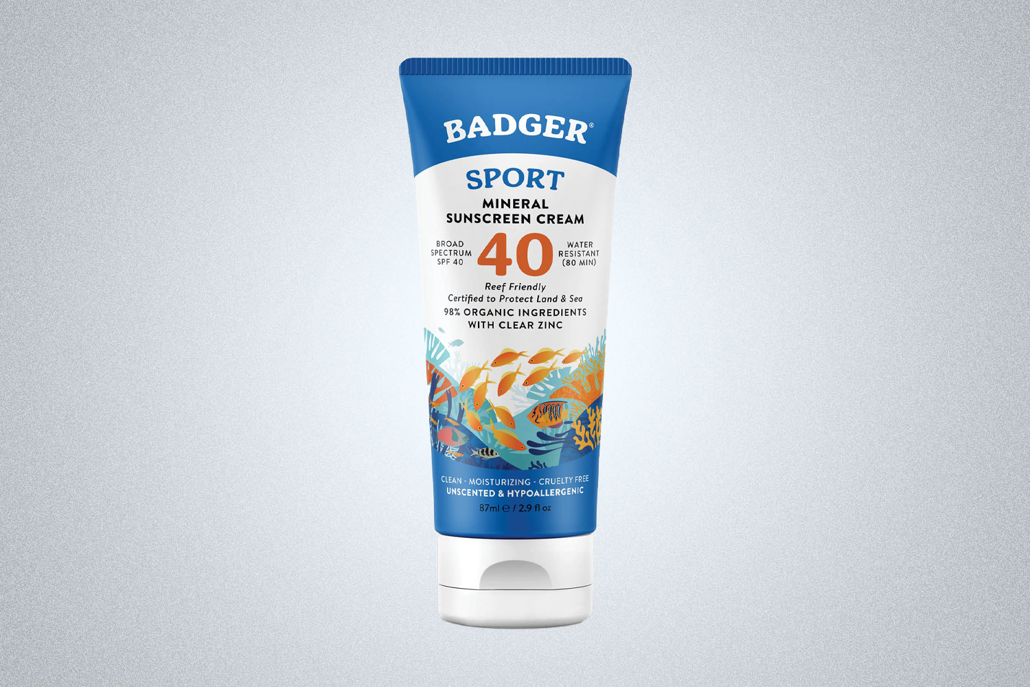 Badger SPF 40 Sport Mineral Sunscreen is the best sunscreen to bring to the lake