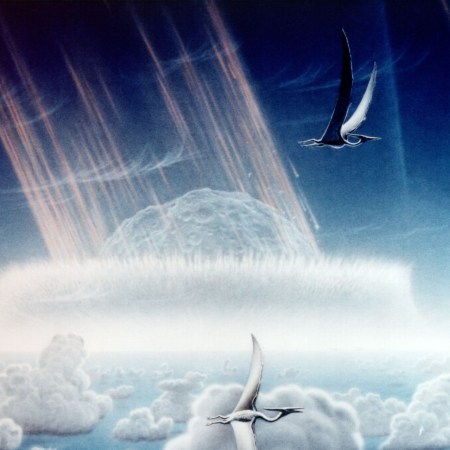 Asteroid killing dinosaurs