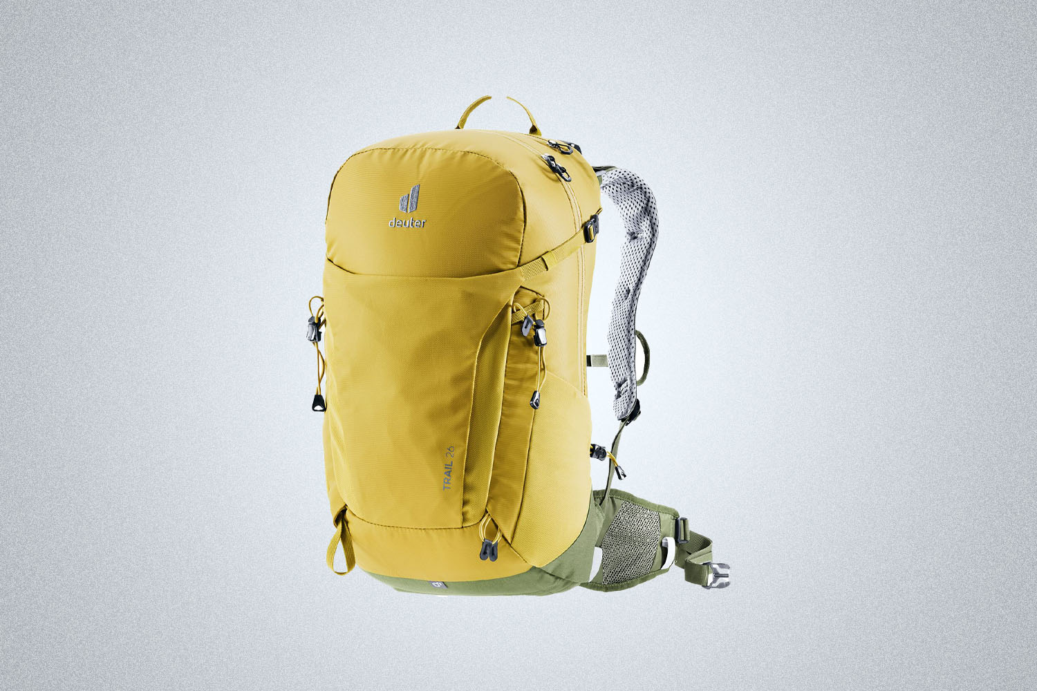 Deuter Trail 26L Backpack in yellow and green