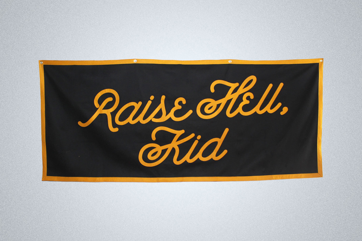 The Raise Hell, Kid Championship Banner is the best luxury grad gift to buy in 2022