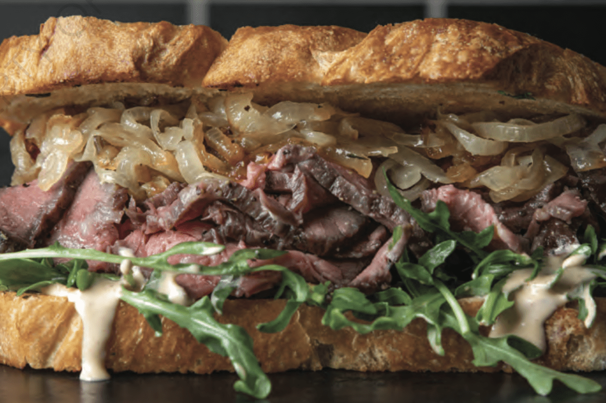 A Steak Sandwich on Garlic Bread is the Only Steak Sandwich for Us
