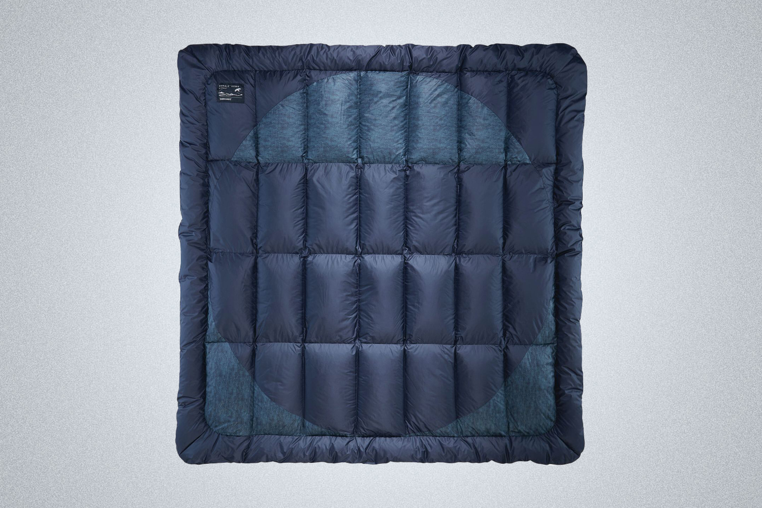 The Therm-a-Rest Ramble Down Blanket in blue