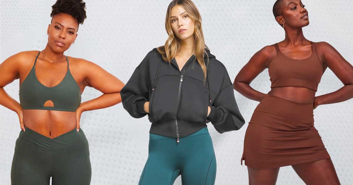 A sampling of the best women's activewear brands, including Wolven, Wilson and Girlfriend Collective.