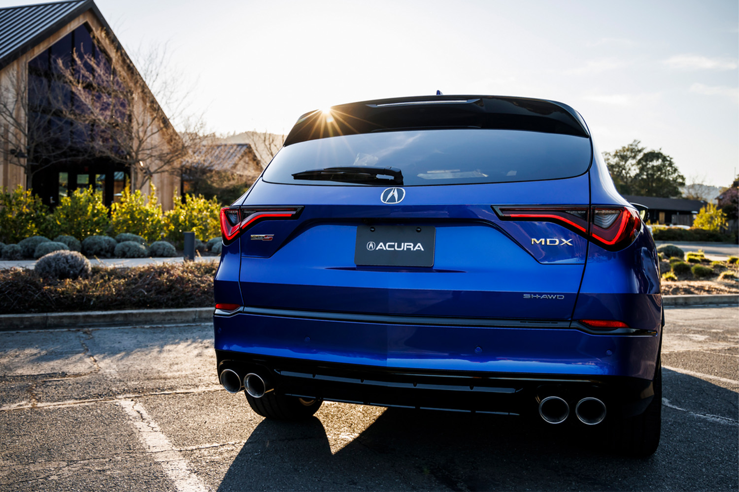Rear view of the Acura MDX Type S