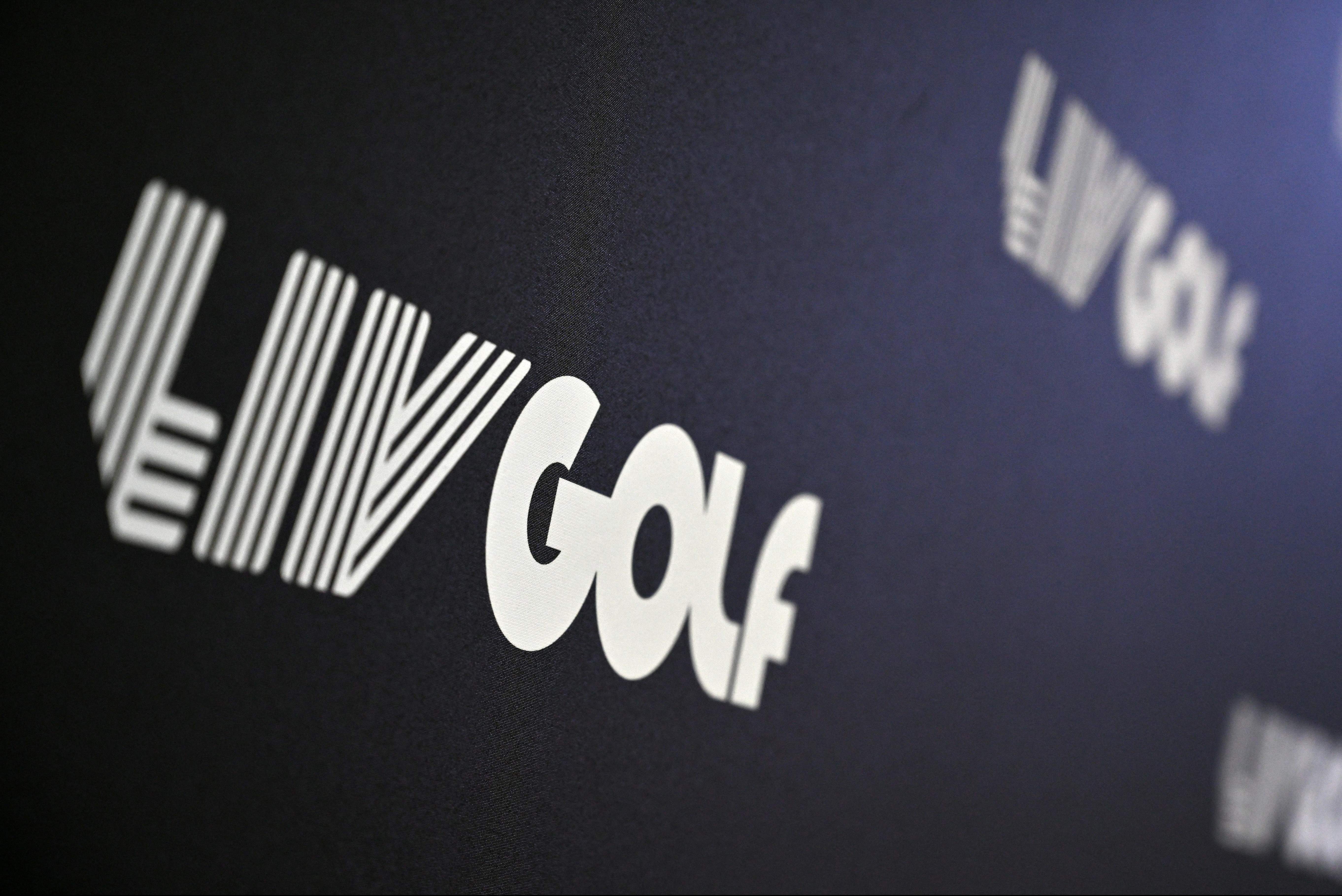 Branding for the forthcoming LIV Golf event at The Centurion Club outside London