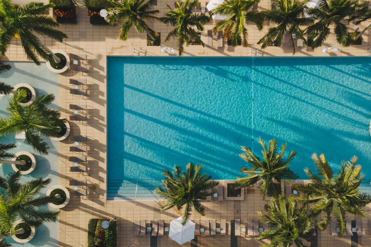 Pool at the Four Seasons Hotel Miami