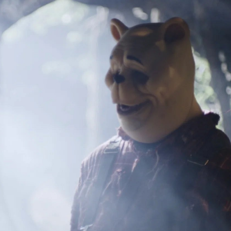 A scene from "Winnie the Pooh: Blood and Honey," a new horror film inspired by the children's book