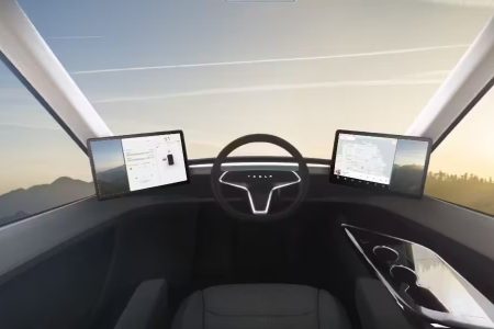Tesla Semi interior