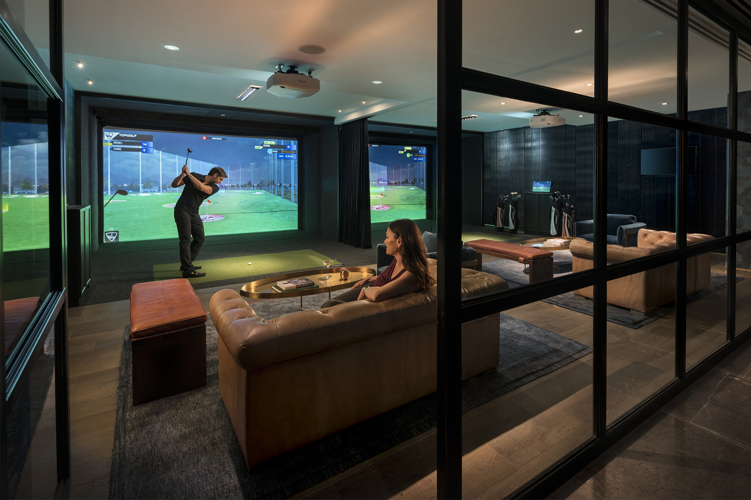 The Topgolf Swing Suites at the Four Seasons Hotel Houston
