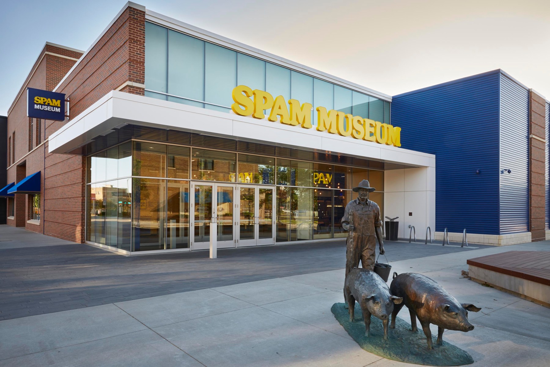 "<a href="https://www.spam.com/museum">The SPAM Museum</a> is an admission-free museum in Austin, Minnesota, dedicated to the SPAM Brand and Hormel Foods Corporation. The museum tells the history of the Hormel company, the origin of Spam and its place in world culture."