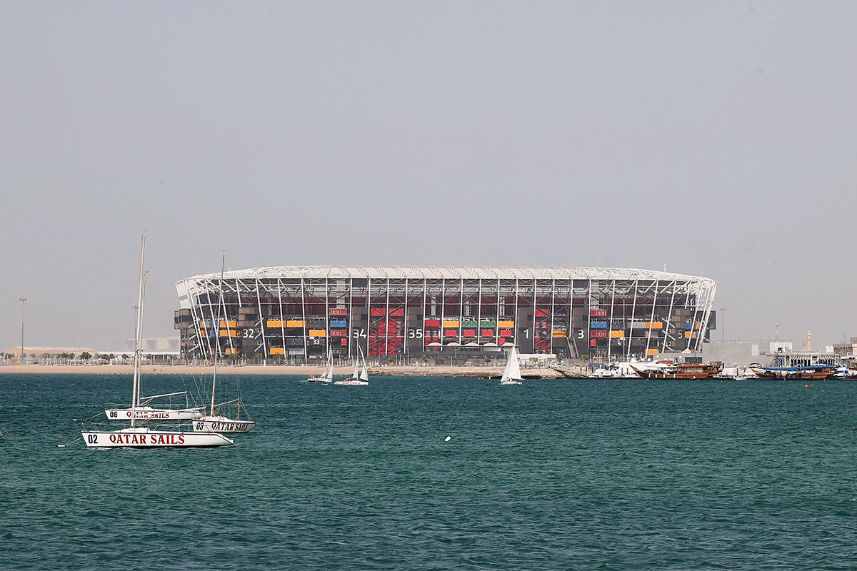 One of Qatar's new World Cup stadiums.