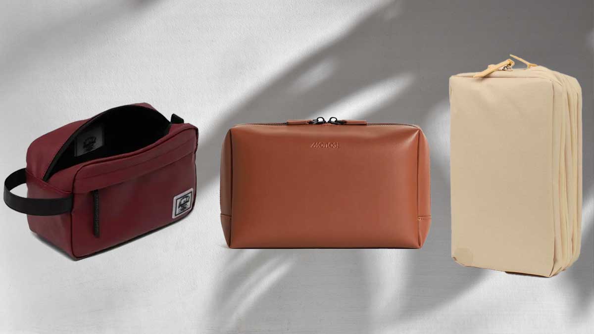 A sampling of the best Dopp kits for men and travel.