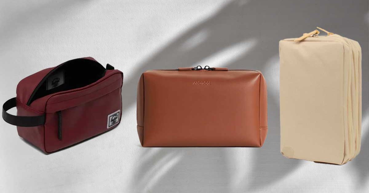 A sampling of the best Dopp kits for men and travel.